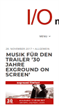 Mobile Screenshot of i-o-music.com